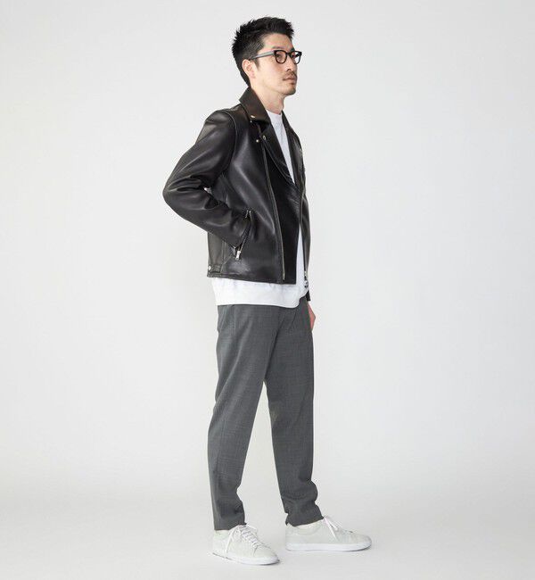 SHIPS「SHIPS: ラムレザー ダブル ライダースジャケット」|その他|