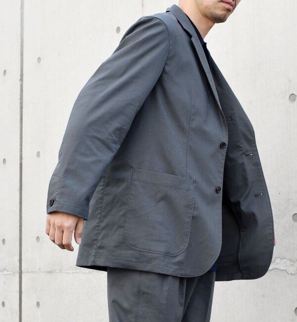 SHIPS any「SHIPS any: 〈接触冷感・遮熱等〉ハイブリッドリネン ジャケット (セットアップ対応)」|テーラードジャケット|