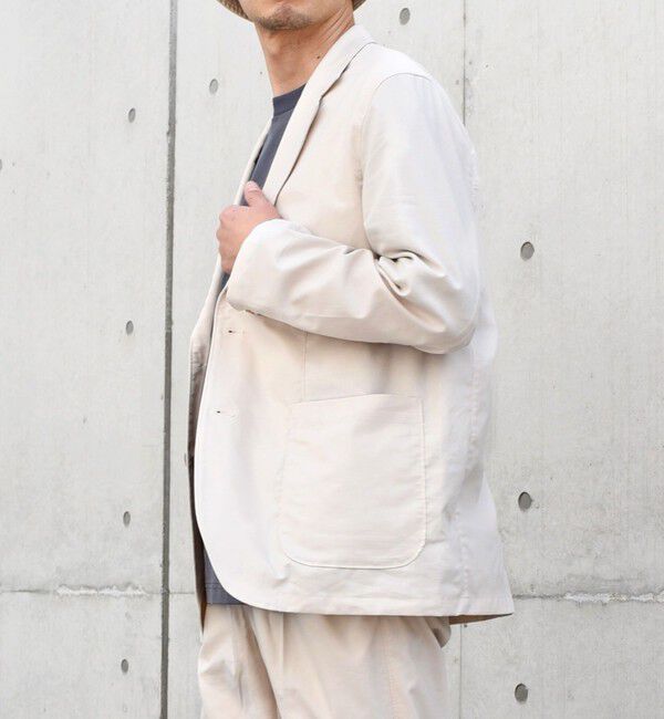 SHIPS any「SHIPS any: 〈接触冷感・遮熱等〉ハイブリッドリネン ジャケット (セットアップ対応)」|テーラードジャケット|