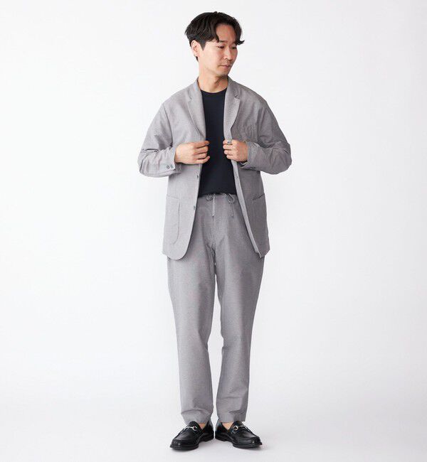 SHIPS「SHIPS:〈手洗い可能/セットアップ対応〉スーパーライト イージーパンツ」|スラックス|