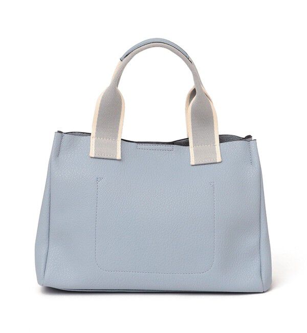 SHIPS any「【WEB限定】SHIPS any: ライン テープ ハンドル トート バッグ」|ハンドバッグ|