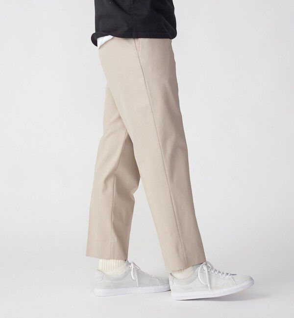 SHIPS「SHIPS: ワンプリーツ オーガニック ツイル パンツ」|スラックス|