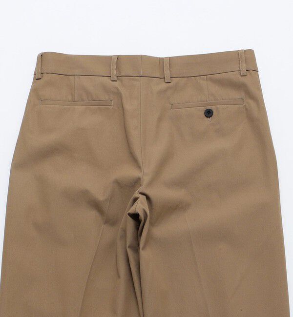 SHIPS「SHIPS: ワンプリーツ オーガニック ツイル パンツ」|スラックス|