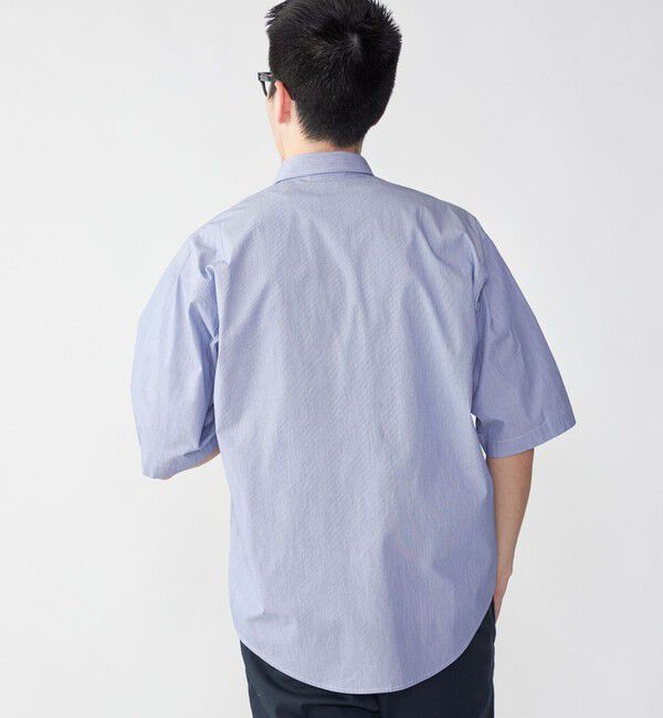 SHIPS「SHIPS: Wポケット ウォッシュド タイプライター ショートスリーブ シャツ」|シャツ・ブラウス|