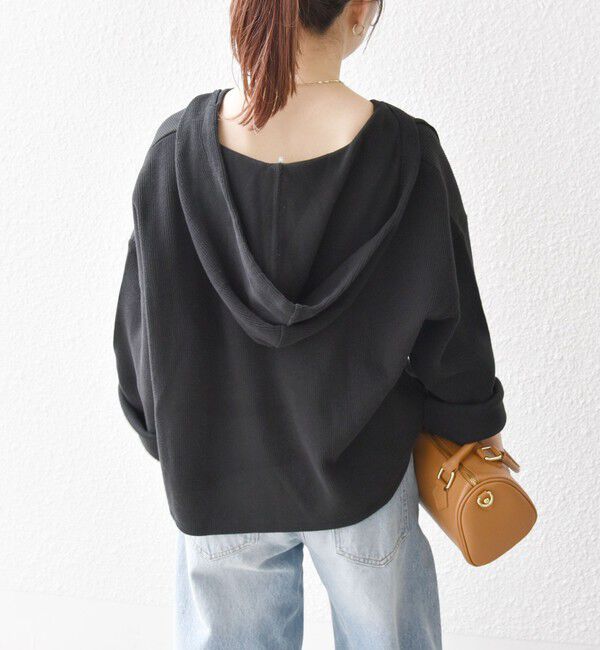 SHIPS any「SHIPS any:〈手洗い可能〉サカリバ フード ショート プルオーバー」|その他|