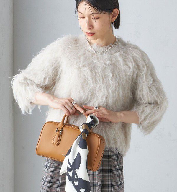 SHIPS for women「〈手洗い可能〉シャギー ファー プルオーバー」|ニット・セーター|ナチュラル