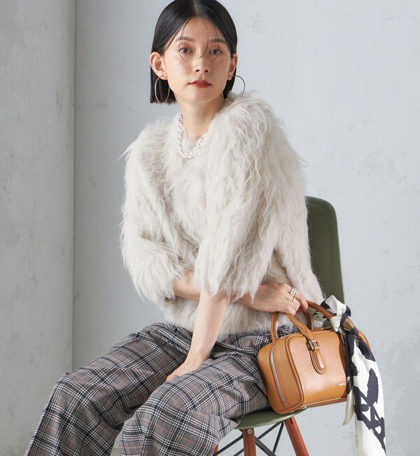 SHIPS for women「〈手洗い可能〉シャギー ファー プルオーバー」|ニット・セーター|