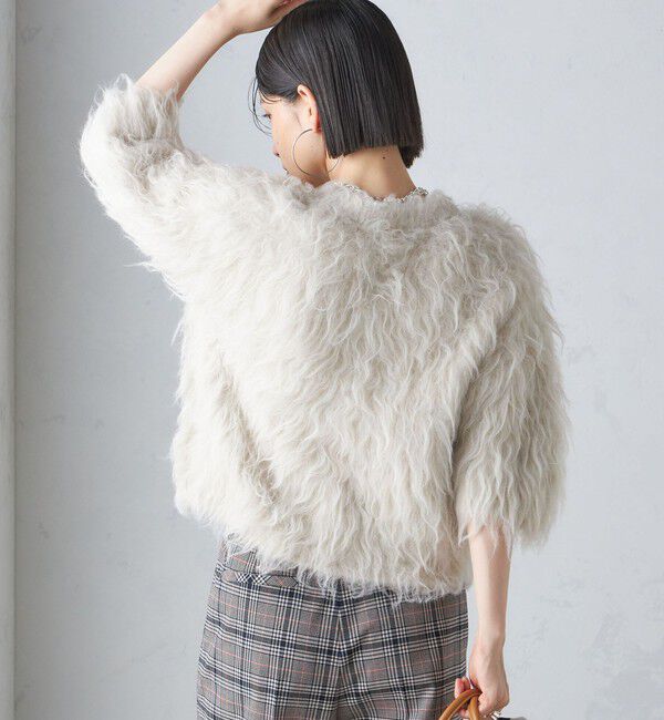 SHIPS for women「〈手洗い可能〉シャギー ファー プルオーバー」|ニット・セーター|