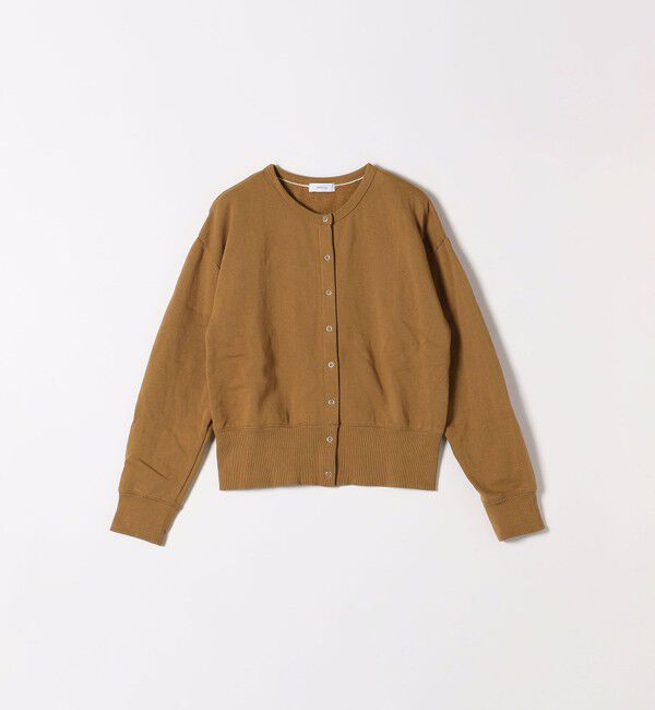SHIPS any「【WEB限定】SHIPS any: USA コットン 裏起毛 コンパクト スナップ カーディガン」|カーディガン|