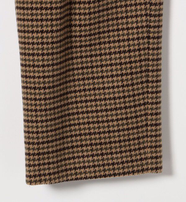 SHIPS any「SHIPS any: cafissi ハウンドトゥース ワイド テーパード パンツ」|チノ|