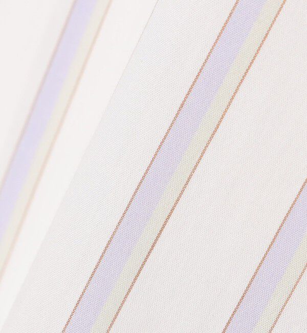 SHIPS for women「【WEB限定】〈洗濯機可能〉アシンメトリー ストライプ シャツ」|シャツ・ブラウス|