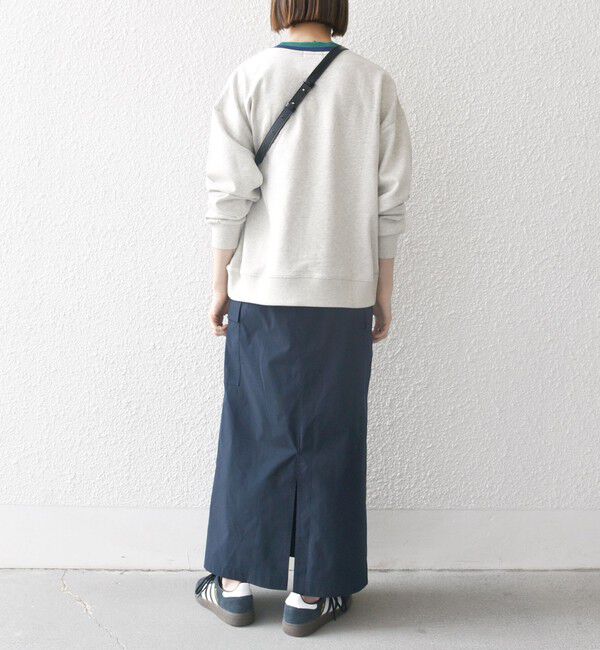 SHIPS any「SHIPS any:〈洗濯機可能〉USAコットン 裏毛 ワッペン ライン スウェット」|スウェット・ジャージ|