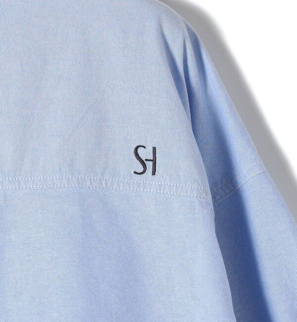 SHIPS for women「〈洗濯機可能〉ワンポイント 刺繍 シャツ ワンピース」|ワンピース|