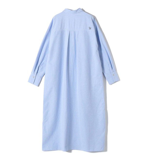 SHIPS for women「〈洗濯機可能〉ワンポイント 刺繍 シャツ ワンピース」|ワンピース|