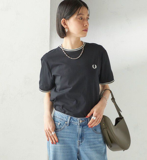 SHIPS for women「FRED PERRY:M1588 TWIN TIPPED TEE」|Tシャツ・カットソー|
