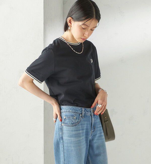 SHIPS for women「FRED PERRY:M1588 TWIN TIPPED TEE」|Tシャツ・カットソー|