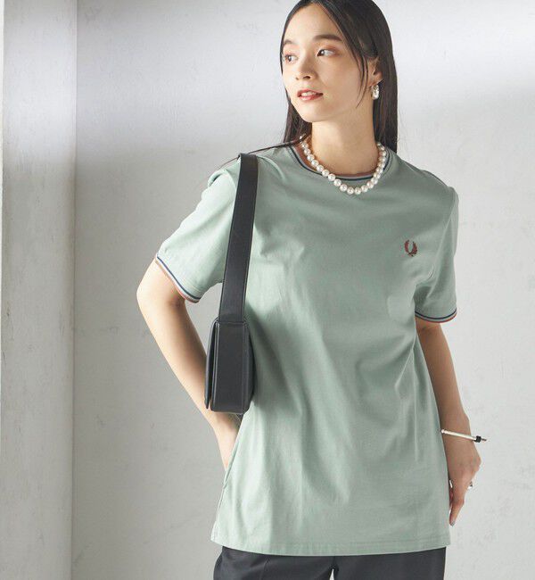 SHIPS for women「FRED PERRY:M1588 TWIN TIPPED TEE」|Tシャツ・カットソー|ライトブルー