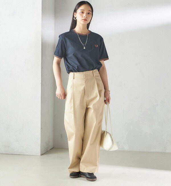 SHIPS for women「FRED PERRY:M1588 TWIN TIPPED TEE」|Tシャツ・カットソー|