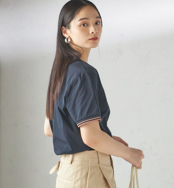 SHIPS for women「FRED PERRY:M1588 TWIN TIPPED TEE」|Tシャツ・カットソー|