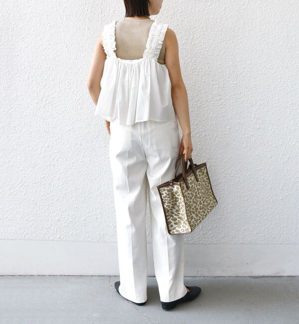 SHIPS for women「【WEB限定】〈洗濯機可能〉ショルダー フリル キャミソール」|シャツ・ブラウス|