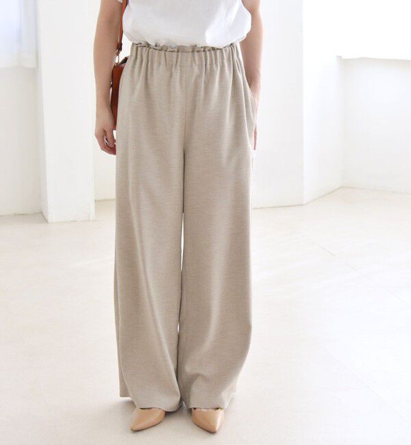 quaranciel「quaranciel:〈洗濯機可能〉ウーステッド イージー ワイドパンツ」|その他|