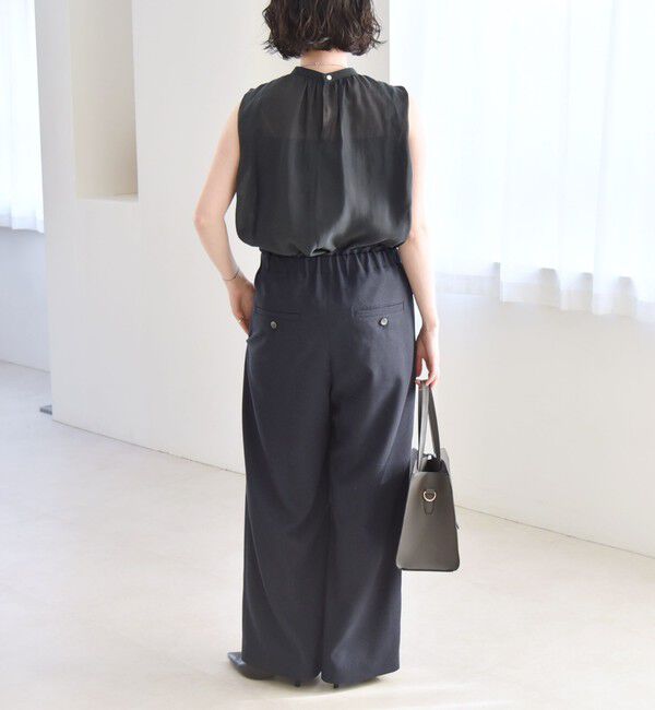 quaranciel「quaranciel:〈洗濯機可能〉ウーステッド イージー ワイドパンツ」|その他|