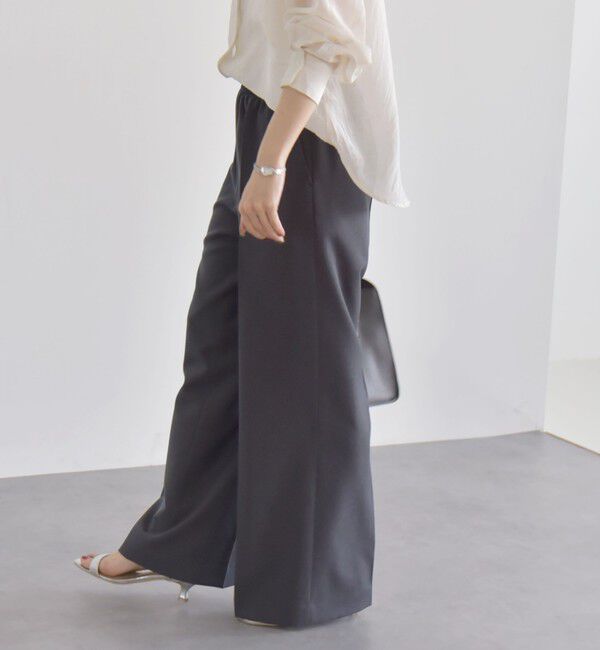 quaranciel「quaranciel:〈手洗い可能〉ウエスト ライン イージー ワイド パンツ 2」|その他|