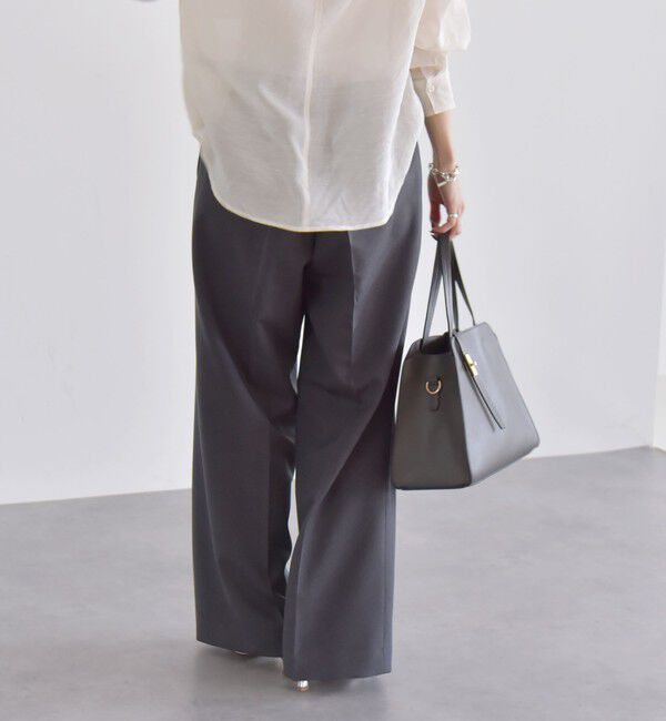 quaranciel「quaranciel:〈手洗い可能〉ウエスト ライン イージー ワイド パンツ 2」|その他|