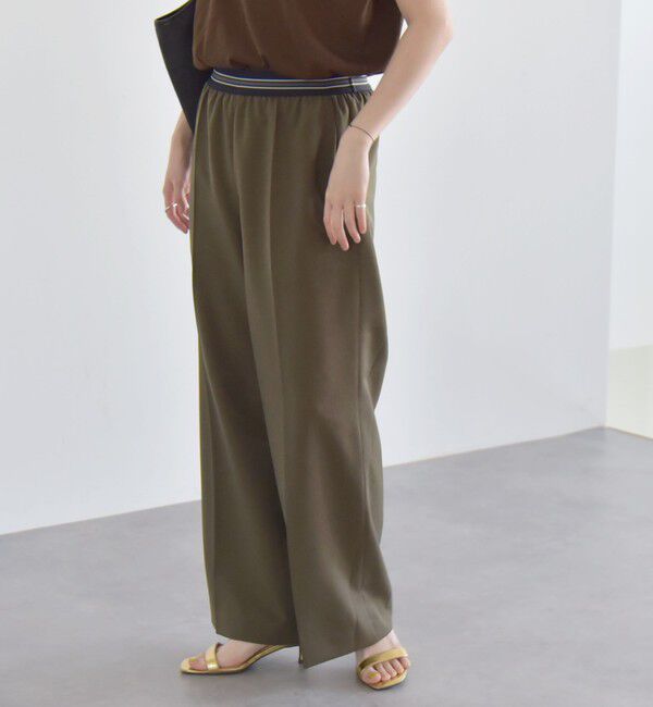 quaranciel「quaranciel:〈手洗い可能〉ウエスト ライン イージー ワイド パンツ 2」|その他|