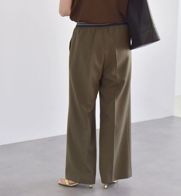 quaranciel「quaranciel:〈手洗い可能〉ウエスト ライン イージー ワイド パンツ 2」|その他|