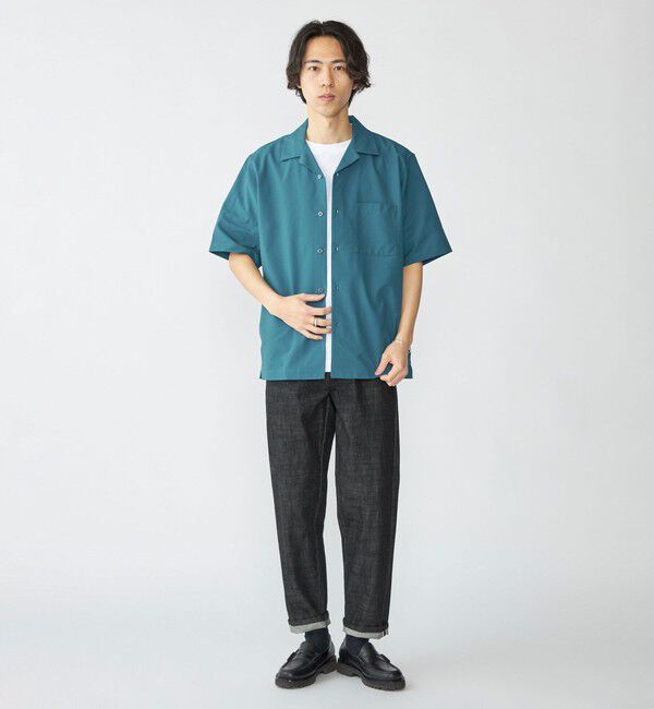 SHIPS「SHIPS: AirShade オープンカラー ショートスリーブ シャツ」|シャツ・ブラウス|