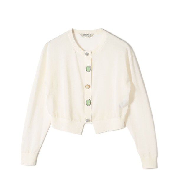 SHIPS for women「《一部追加予約》TORRAZZO DONNA:〈手洗い可能〉ビジュー シアー カーディガン」|カーディガン|