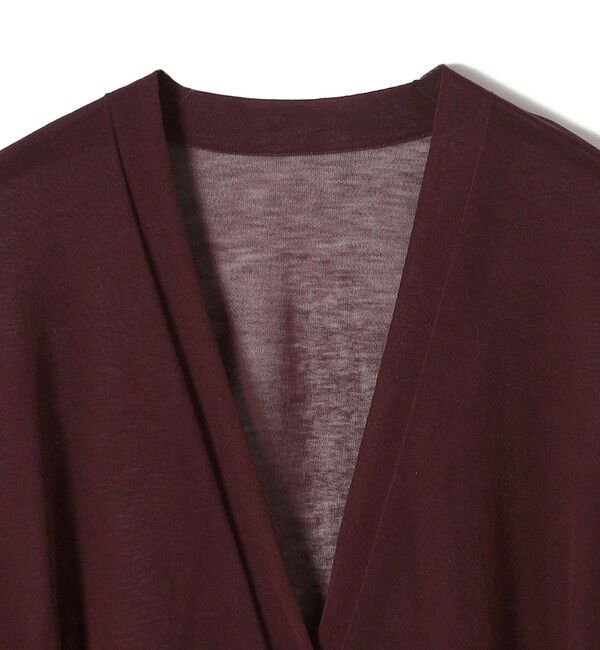 SHIPS for women「〈手洗い可能〉18G コットン ナイロン Vネック 1 ボタン カーディガン」|カーディガン|