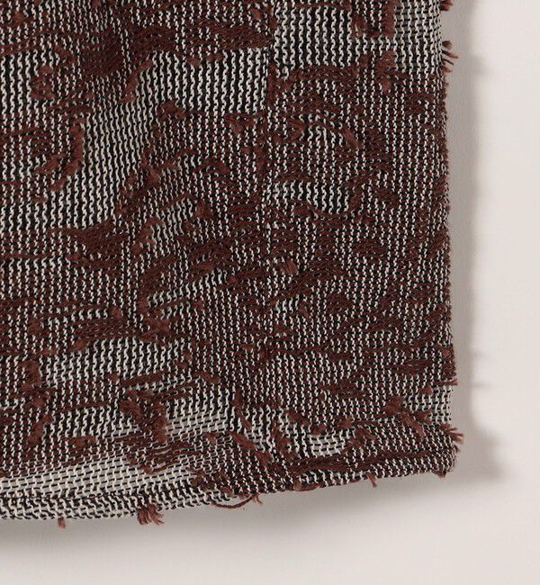 SHIPS any「SHIPS any:〈手洗い可能〉メッシュ ジャカード ギャザー Iライン ワンピース」|ワンピース|