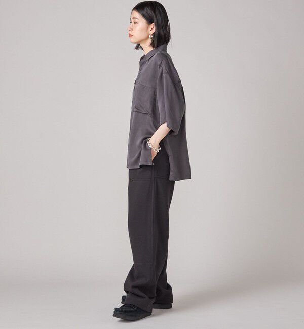 SHIPS for women「SHIPS NINE CASE:〈手洗い可能〉オーバーサイズ シャツ」|シャツ・ブラウス|