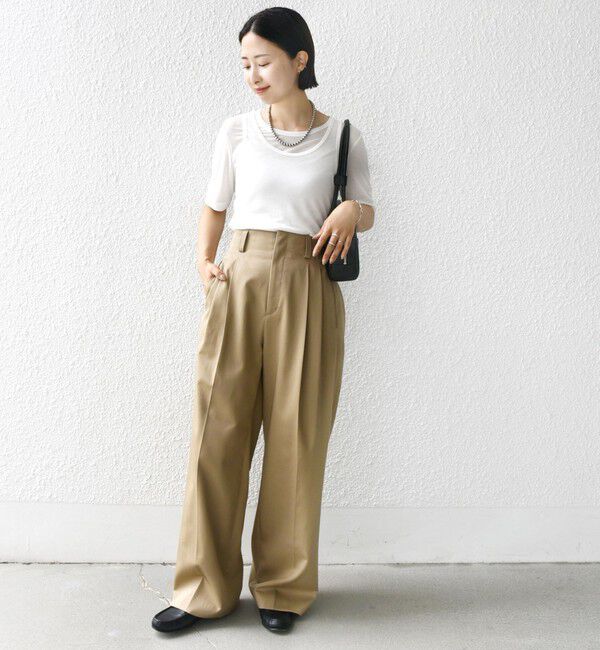 SHIPS for women「シアー フライス レイヤード TEE」|Tシャツ・カットソー|