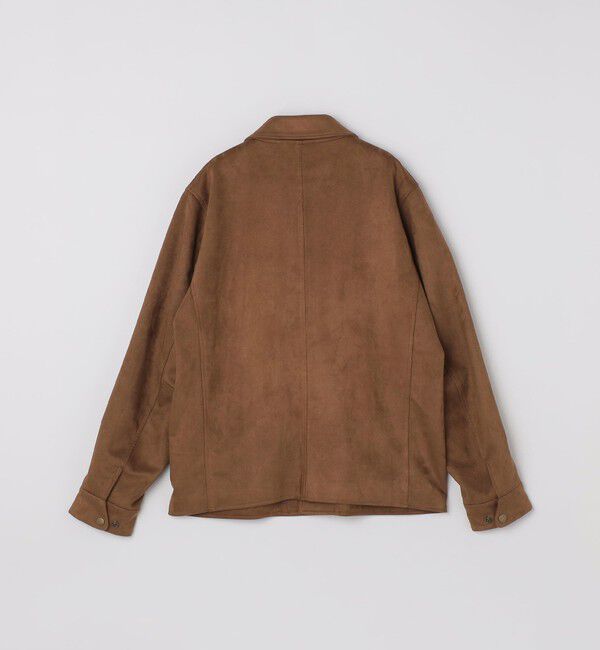 SHIPS「SHIPS: ポリエステル フェイク スエード コーチ ブルゾン」|ブルゾン・スタジャン|