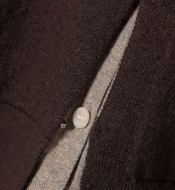 SHIPS for women「【WEB限定】〈手洗い可能〉レイヤード 2WAY 配色 カーディガン」|カーディガン|