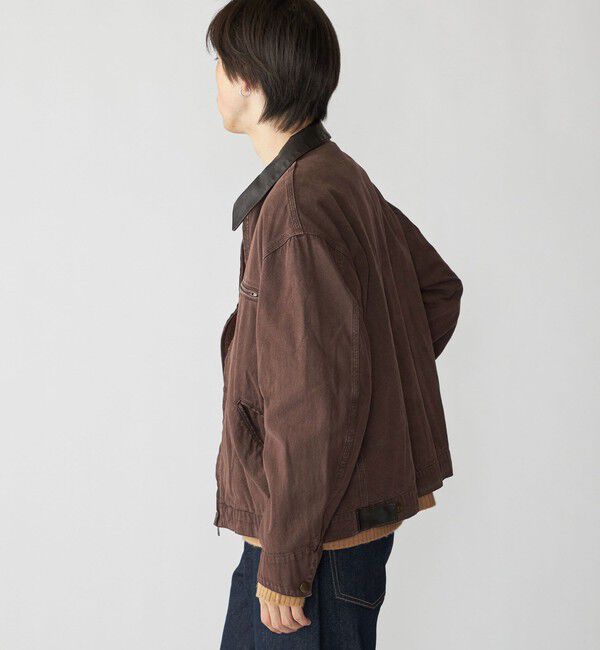 SHIPS「City Ambient Products:〈洗濯機可能〉ウォッシュ ダック ジップ ワーク ジャケット」|ブルゾン・スタジャン|