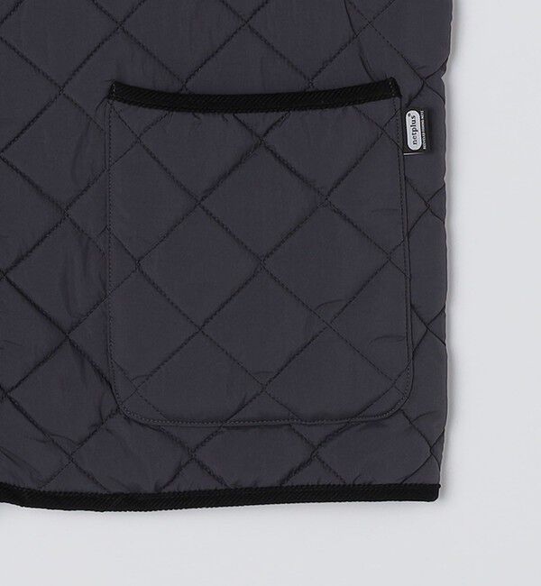 SHIPS「SHIPS:〈手洗い可能〉NETPLUS(R) キルティング スタンド ベスト」|ダウンベスト・ベスト|