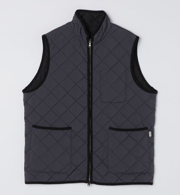 SHIPS「SHIPS:〈手洗い可能〉NETPLUS(R) キルティング スタンド ベスト」|ダウンベスト・ベスト|