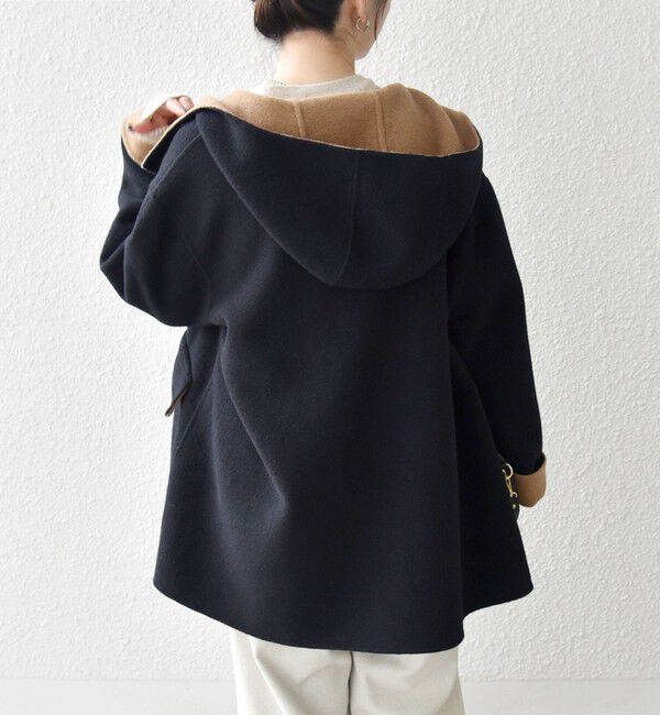 SHIPS any「SHIPS any: リバー フーデッド Aライン ミドル コート」|その他|