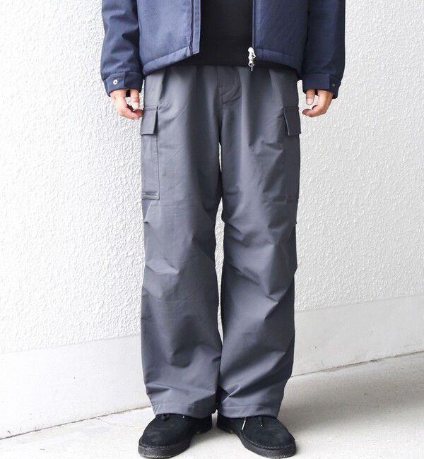 SHIPS any「SHIPS any:〈洗濯機可能〉裏起毛 ウォーム スマート ワイド イージー カーゴ パンツ◇」|カーゴ|