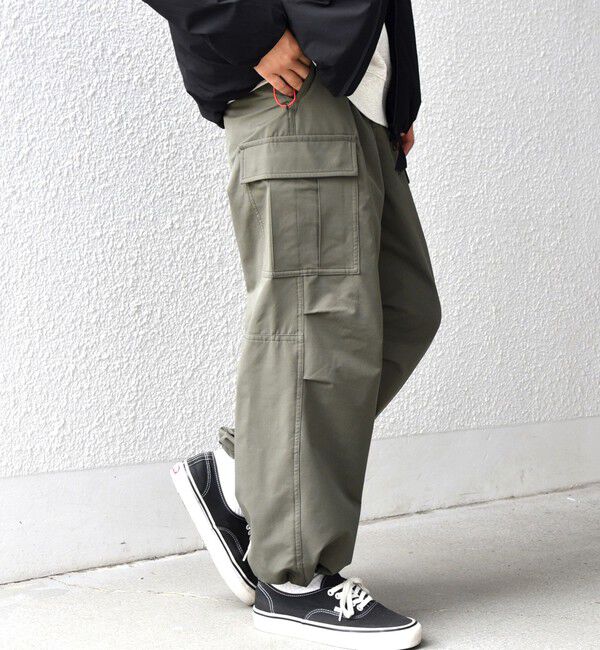 SHIPS any「SHIPS any:〈洗濯機可能〉裏起毛 ウォーム スマート ワイド イージー カーゴ パンツ◇」|カーゴ|