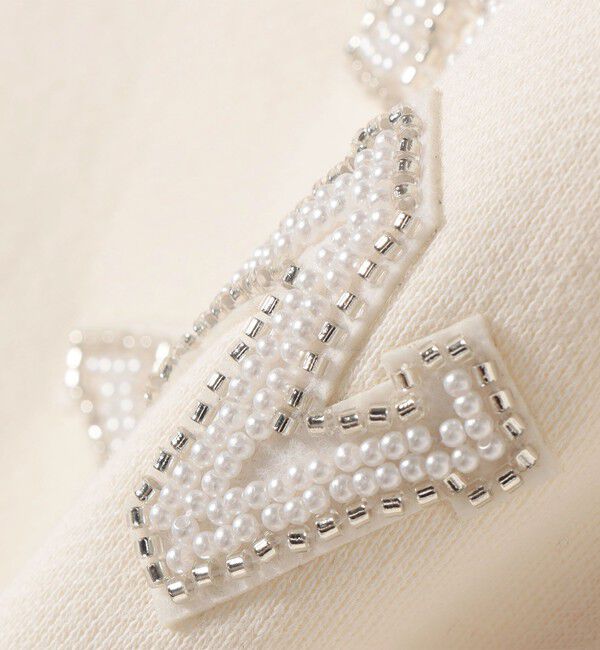 SHIPS any「SHIPS any:〈洗濯機可能〉裏起毛 ビジュー コンパクト スナップ カーディガン」|カーディガン|