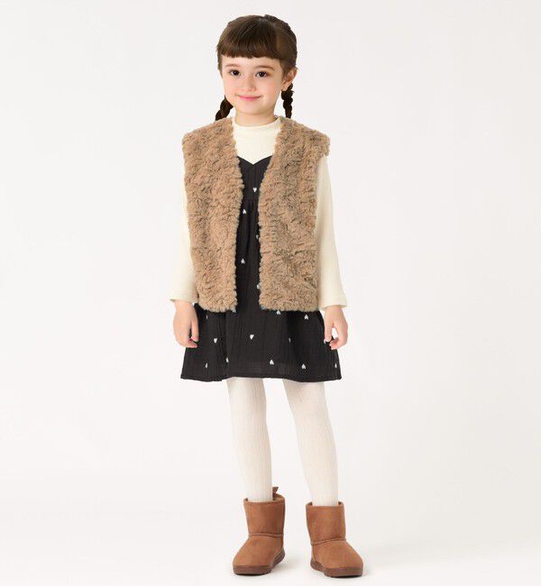 SHIPS Colors 「SHIPS Colors:90～140cm / 〈手洗い可能〉ボア ベスト 2」|ダウンベスト・ベスト|