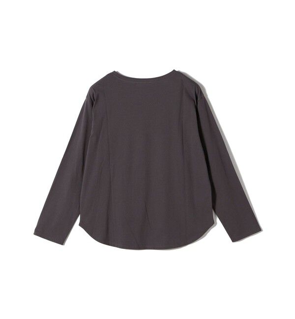 SHIPS for women「〈洗濯機可能〉オーガニックコットン ロング スリーブ TEE」|Tシャツ・カットソー|