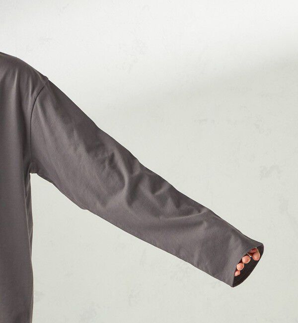 SHIPS for women「〈洗濯機可能〉オーガニックコットン ロング スリーブ TEE」|Tシャツ・カットソー|