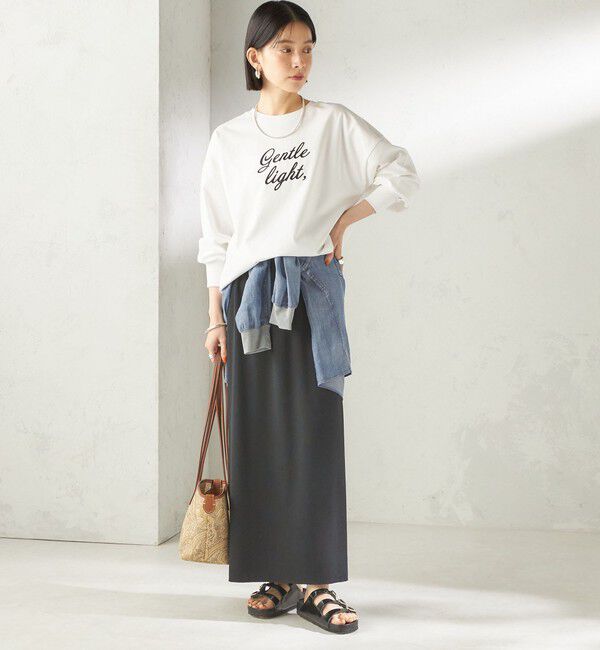 SHIPS for women「【SHIPS別注】81BRANCA: プリント ロングスリーブ TEE」|Tシャツ・カットソー|