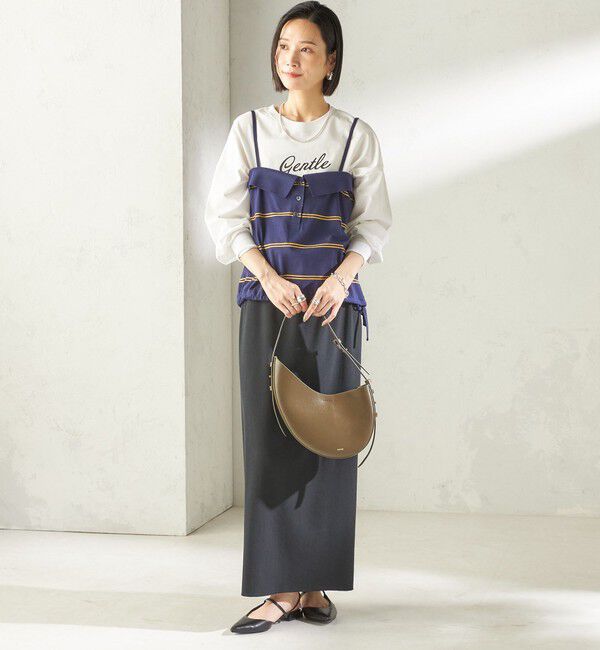 SHIPS for women「【SHIPS別注】81BRANCA: プリント ロングスリーブ TEE」|Tシャツ・カットソー|